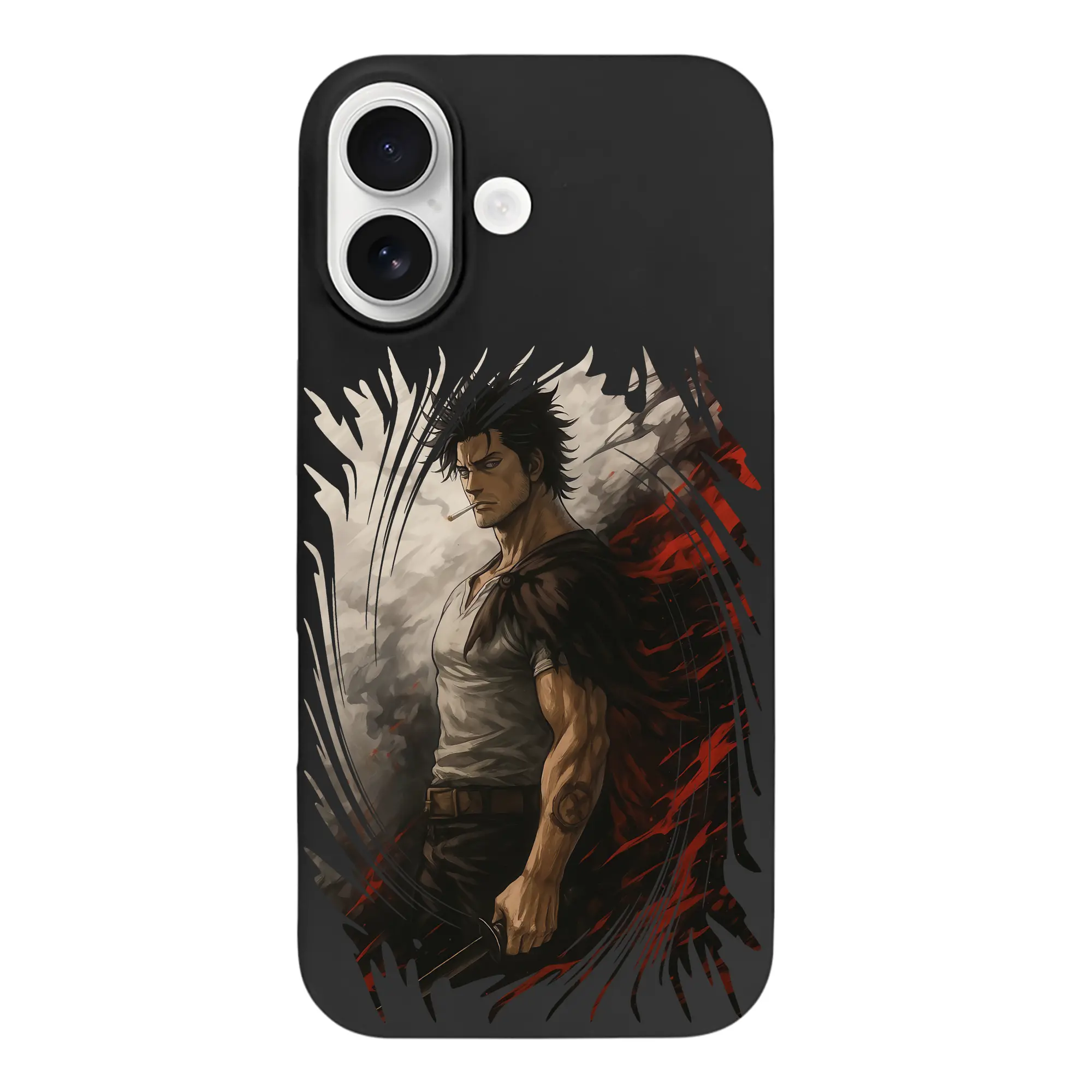 ブラッククローバー グッズ ヤミ・スケヒロ - iPhone 17 シリーズ シリコンケース 薄型 耐衝撃 指紋防止 ソフトタッチカバー 精密フィット 傷防止 保護ケース iPhone 17/17 Air/17 Pro/17 Pro Max 対応